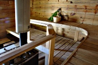 Sauna interior